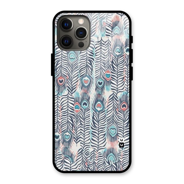 Feather Art Glass Back Case for iPhone 12 Pro Max