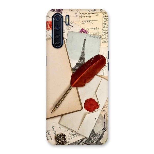 Feather Beauty Back Case for Oppo F15