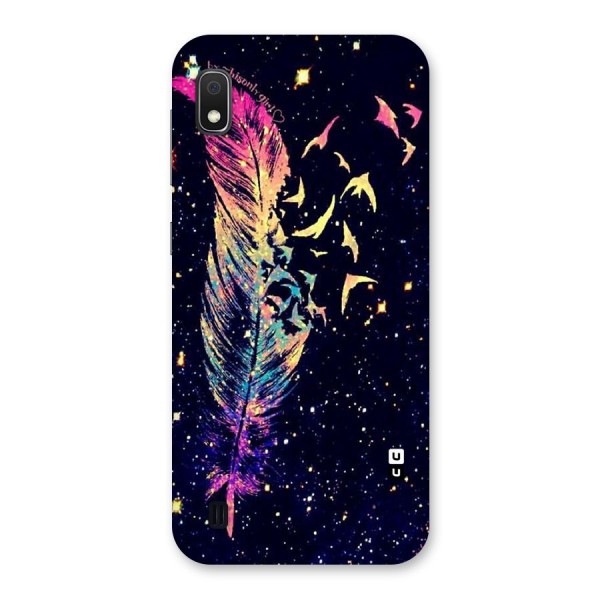 Feather Bird Fly Back Case for Galaxy A10