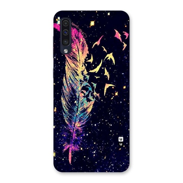 Feather Bird Fly Back Case for Galaxy A50