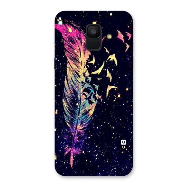 Feather Bird Fly Back Case for Galaxy A6 (2018)