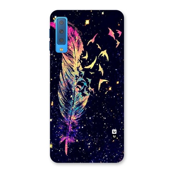 Feather Bird Fly Back Case for Galaxy A7 (2018)