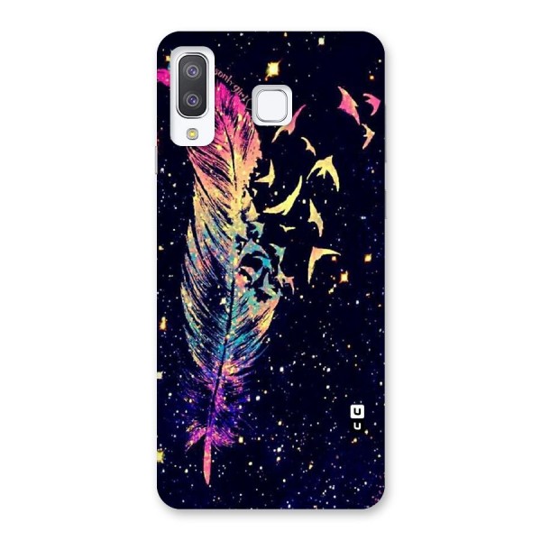 Feather Bird Fly Back Case for Galaxy A8 Star