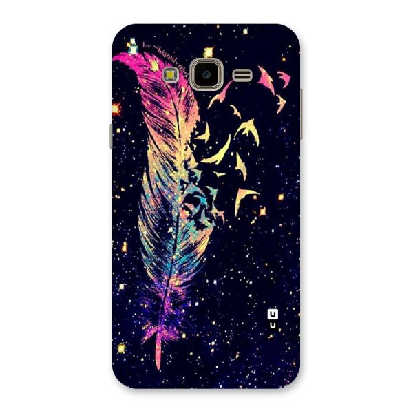 Feather Bird Fly Back Case for Galaxy J7 Nxt
