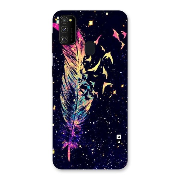 Feather Bird Fly Back Case for Galaxy M30s