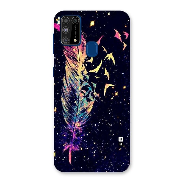 Feather Bird Fly Back Case for Galaxy M31