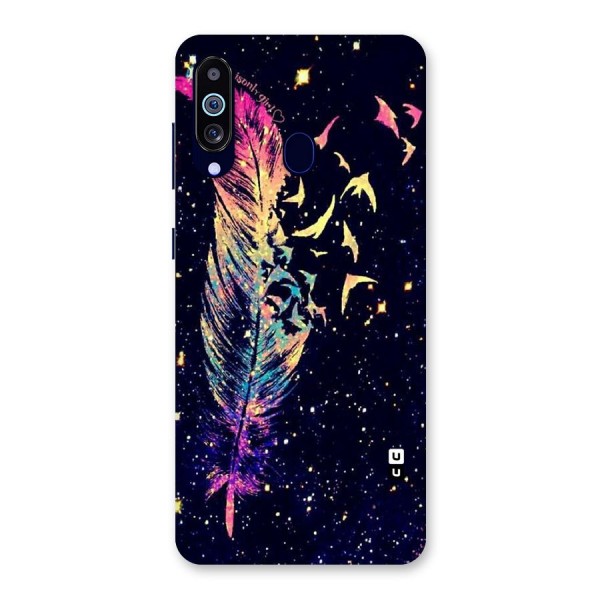 Feather Bird Fly Back Case for Galaxy M40