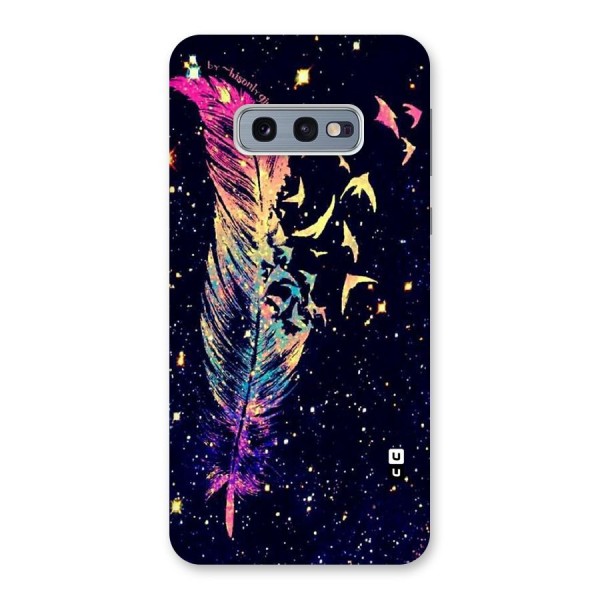 Feather Bird Fly Back Case for Galaxy S10e