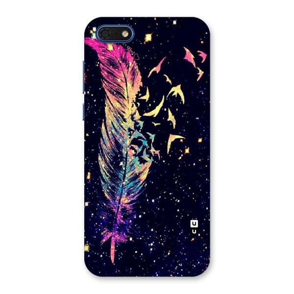 Feather Bird Fly Back Case for Honor 7s
