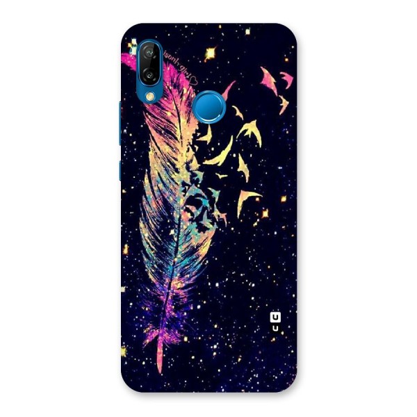 Feather Bird Fly Back Case for Huawei P20 Lite