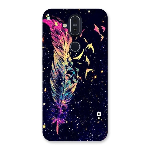 Feather Bird Fly Back Case for Nokia 8.1