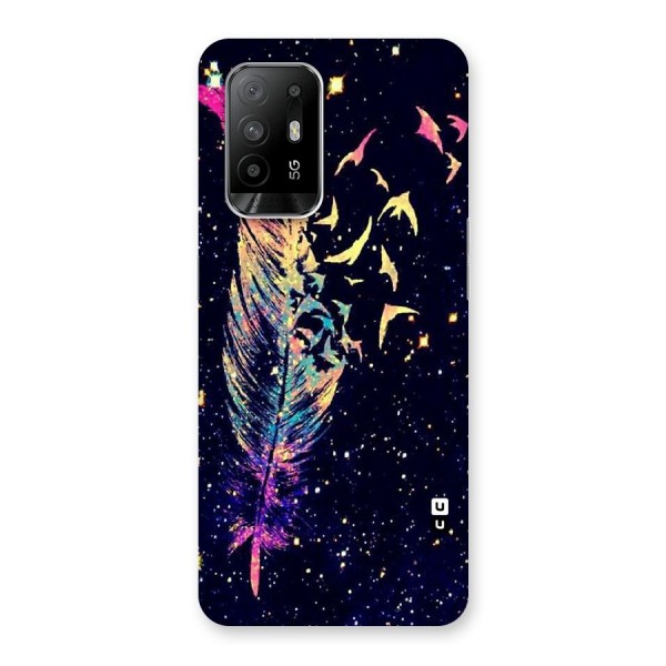 Feather Bird Fly Back Case for Oppo F19 Pro Plus 5G