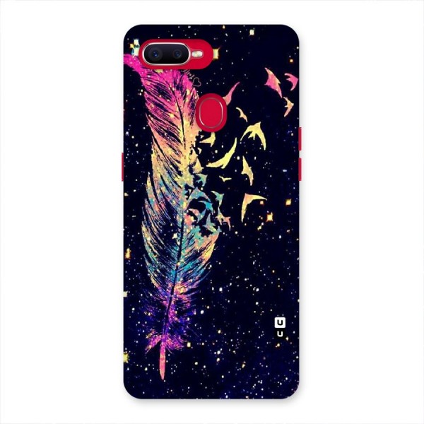 Feather Bird Fly Back Case for Oppo F9 Pro
