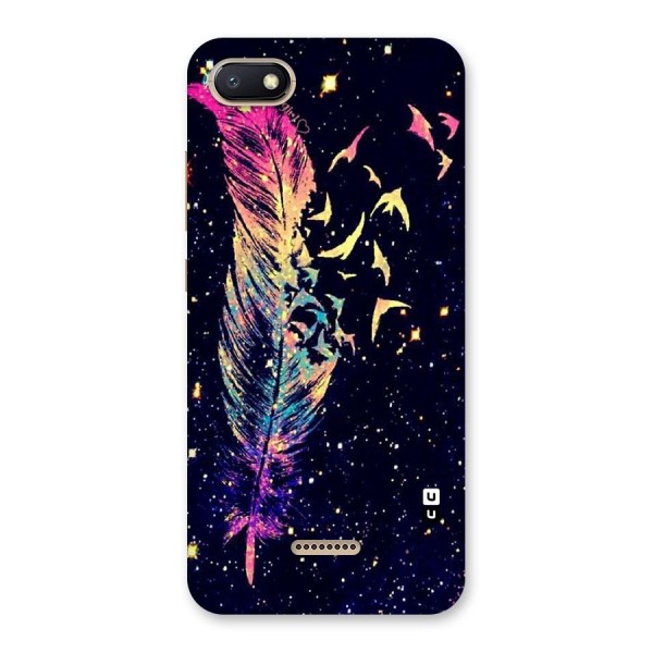 Feather Bird Fly Back Case for Redmi 6A
