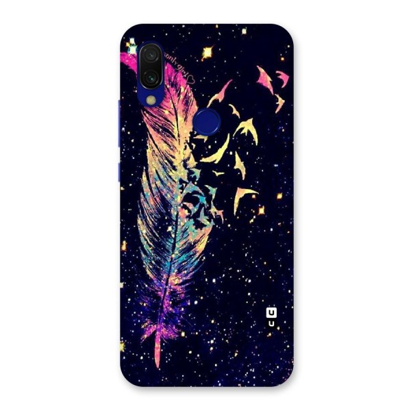 Feather Bird Fly Back Case for Redmi Y3