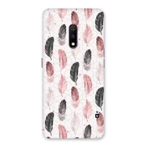 Feather Line Pattern Back Case for Realme X