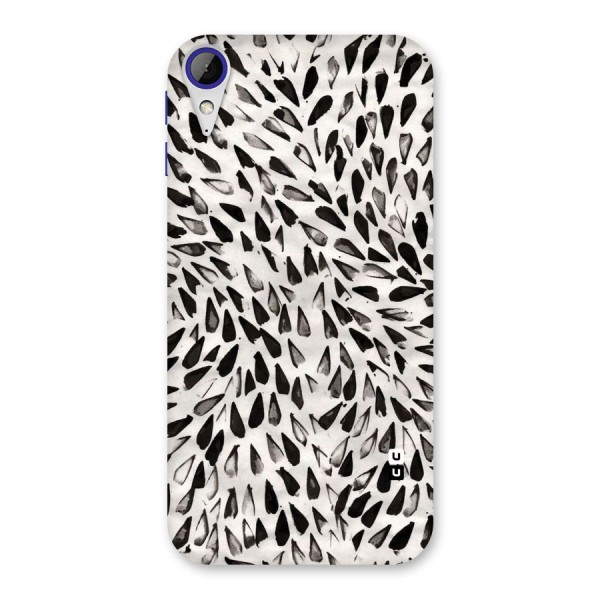 Feather Pattern Colorless Back Case for Desire 830