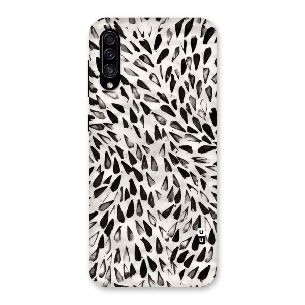 Feather Pattern Colorless Back Case for Galaxy A30s
