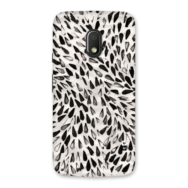 Feather Pattern Colorless Back Case for Moto G4 Play