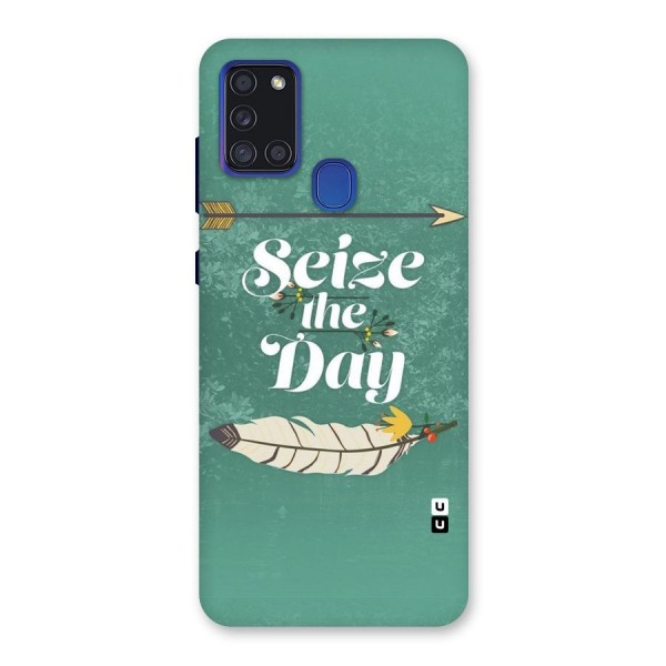 Feather Seize Back Case for Galaxy A21s