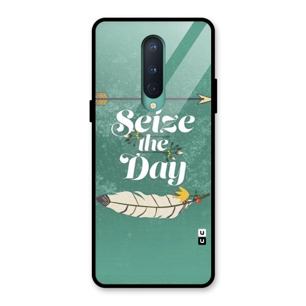 Feather Seize Glass Back Case for OnePlus 8