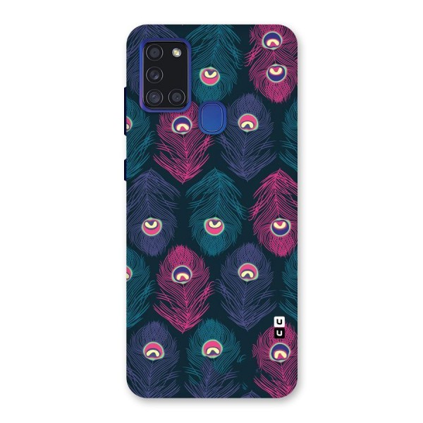 Feathers Patterns Back Case for Galaxy A21s