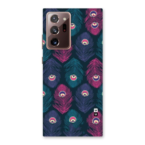 Feathers Patterns Back Case for Galaxy Note 20 Ultra