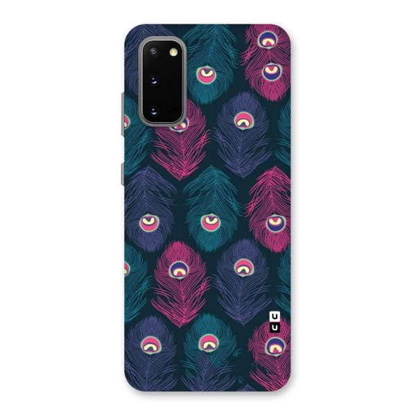 Feathers Patterns Back Case for Galaxy S20