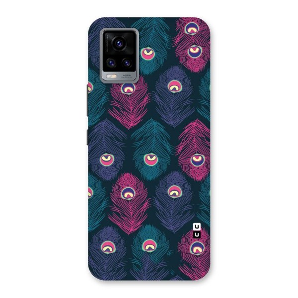 Feathers Patterns Back Case for Vivo V20