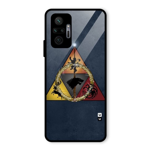 Fight For Crown Glass Back Case for Redmi Note 10 Pro