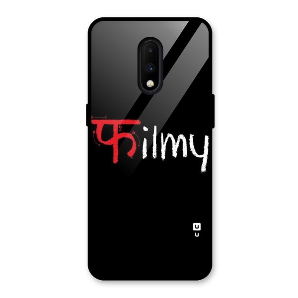 Filmy Glass Back Case for OnePlus 7