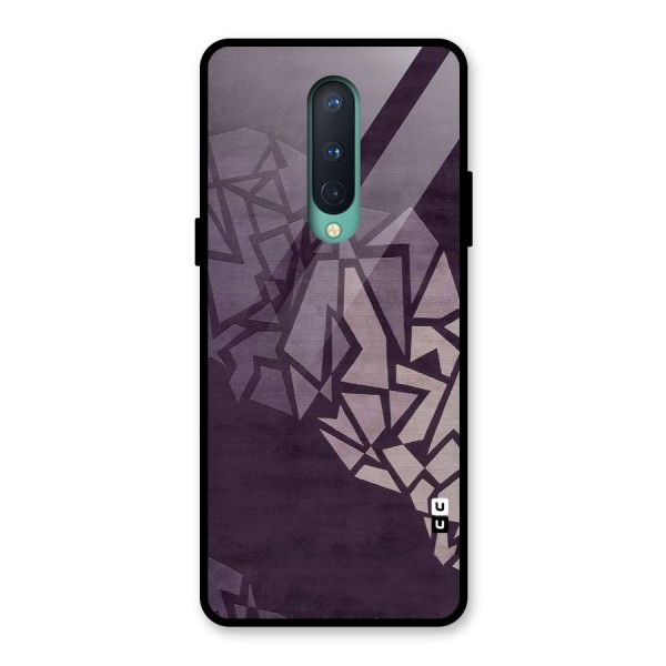 Fine Abstract Glass Back Case for OnePlus 8