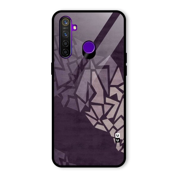 Fine Abstract Glass Back Case for Realme 5 Pro