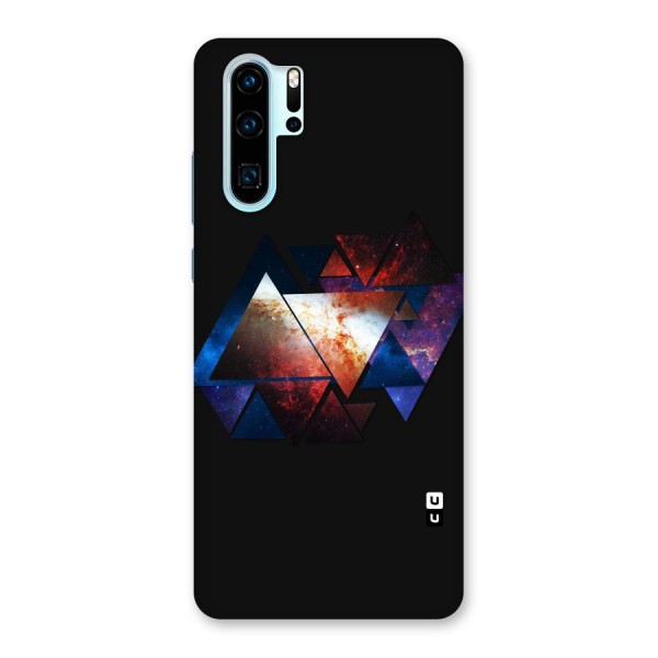 Fire Galaxy Triangles Back Case for Huawei P30 Pro