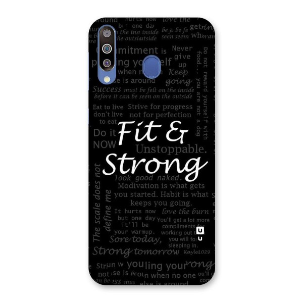 Fit And Strong Back Case for Galaxy M30