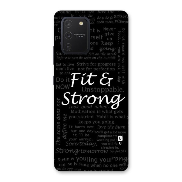 Fit And Strong Back Case for Galaxy S10 Lite