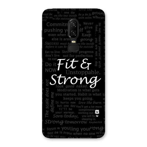 Fit And Strong Back Case for OnePlus 6