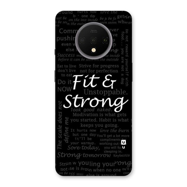 Fit And Strong Back Case for OnePlus 7T