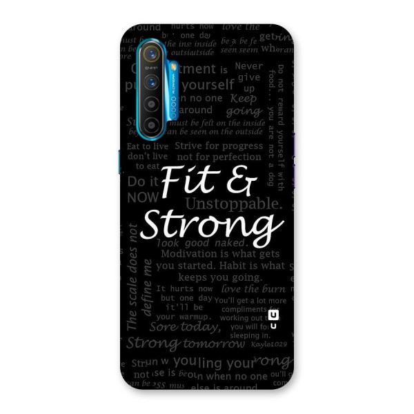Fit And Strong Back Case for Realme XT