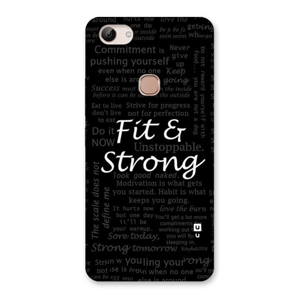 Fit And Strong Back Case for Vivo Y83