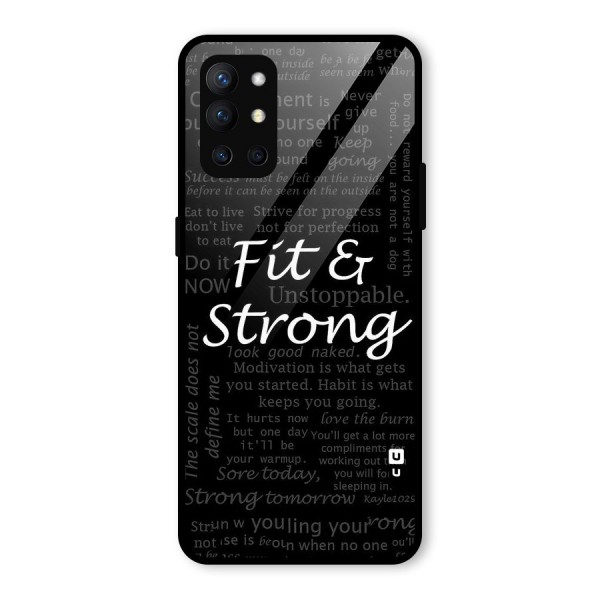 Fit And Strong Glass Back Case for OnePlus 9R