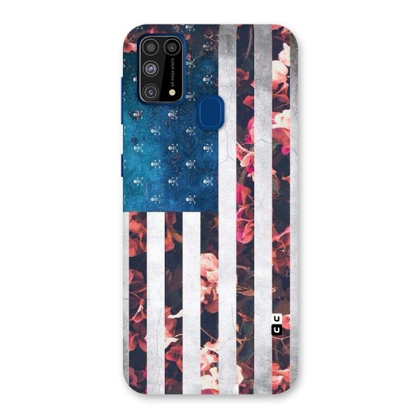 Flag Stripes Back Case for Galaxy M31