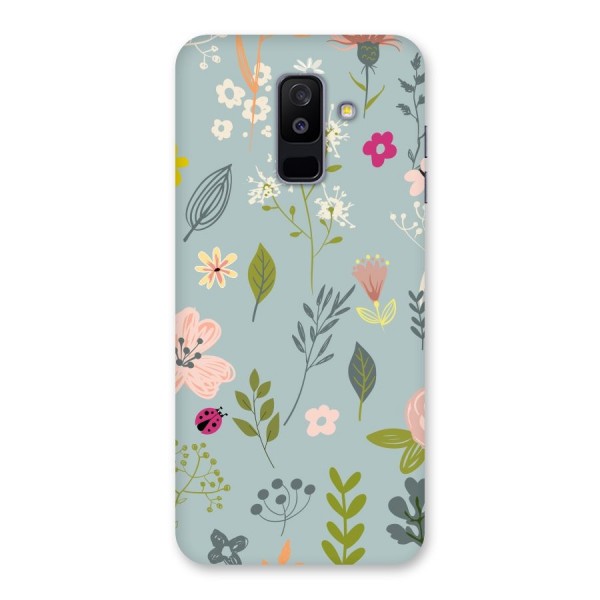 Flawless Flowers Back Case for Galaxy A6 Plus