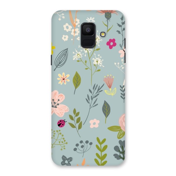 Flawless Flowers Back Case for Galaxy A6 (2018)