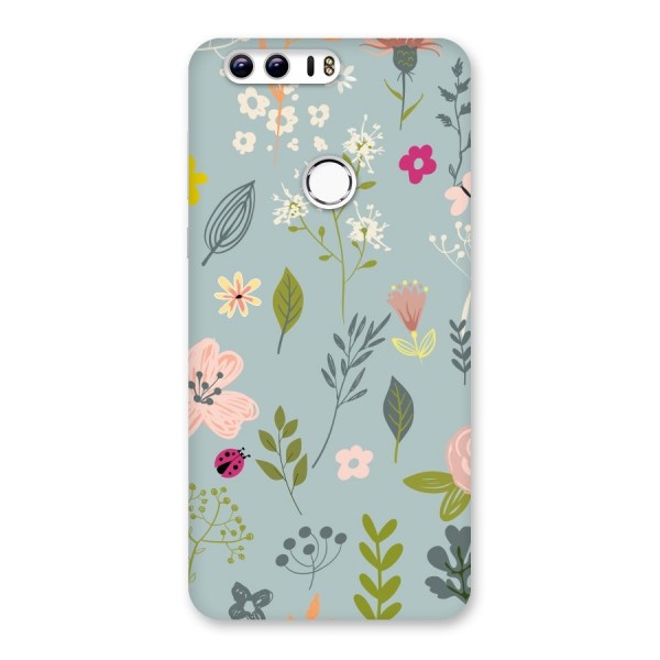 Flawless Flowers Back Case for Honor 8