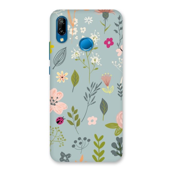 Flawless Flowers Back Case for Huawei P20 Lite