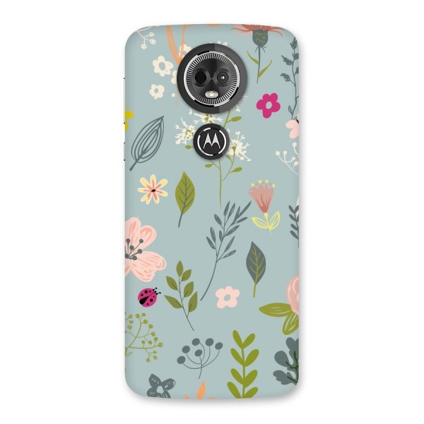 Flawless Flowers Back Case for Moto E5 Plus