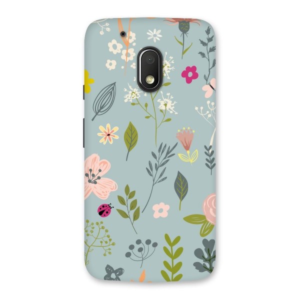 Flawless Flowers Back Case for Moto G4 Play