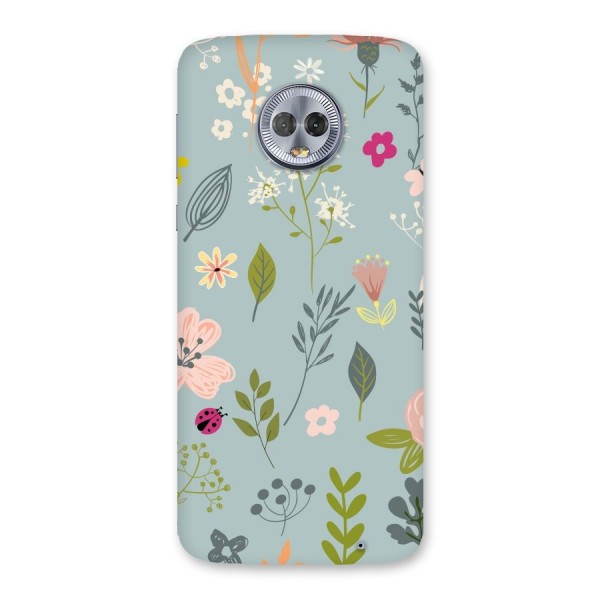 Flawless Flowers Back Case for Moto G6 Plus