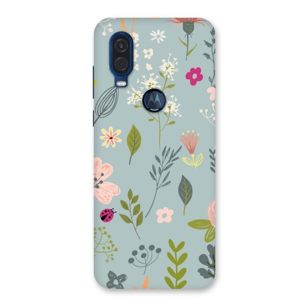 Flawless Flowers Back Case for Motorola One Vision